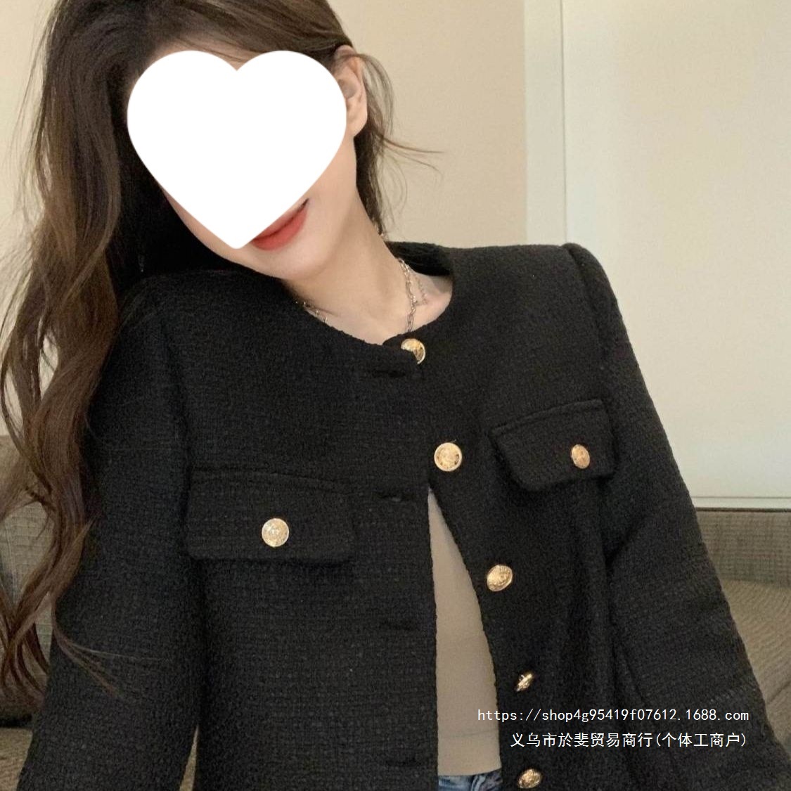 Qadın qısa jaket, payız modeli, Chanel üslubunda