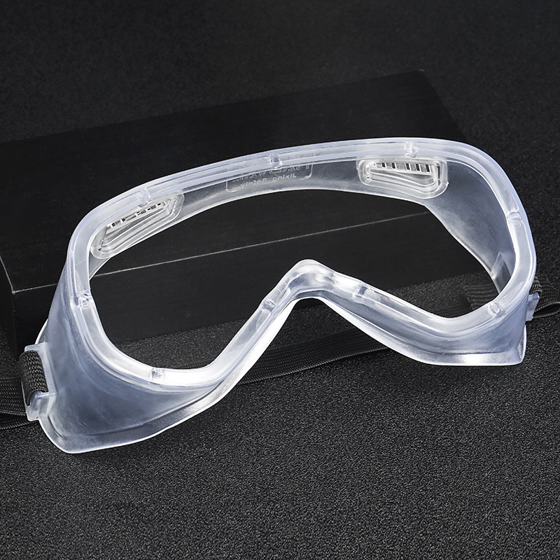 PVC框架PC鏡片防飛濺防霧防沖擊防紫外線護目鏡醫用隔離防護眼罩