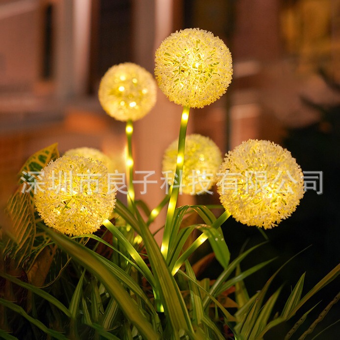 Solar Outdoor Lamp Courtyard Dandelion Flower Lamp Home Balcony Garden Decorative Atmosphere Lamp Floor Lawn Lamp Solar Outdoor Lamp Courtyard Dandelion Flower Lamp Home Balcony Garden Decorative Atmosphere Lamp Floor Lawn Lamp