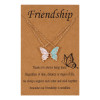 Cards with butterfly, brand necklace, pendant, Amazon, European style