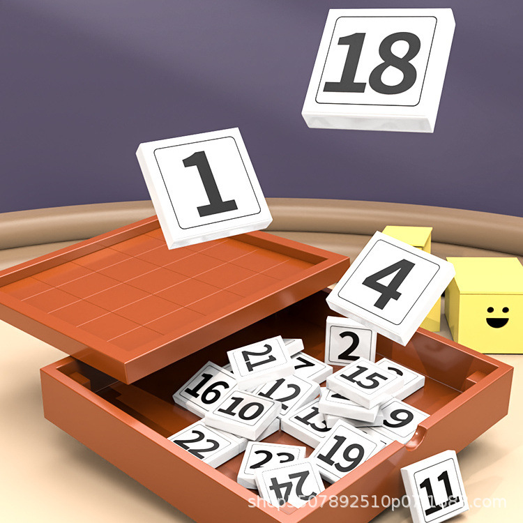 Huarongdao puzzle deslizante digital inteligente juguete de rompecabezas matemáticas de pensamiento lógico juguetes de mesa para niños