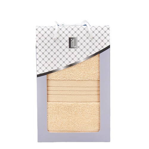 Practical Gift Packaging Cotton Towel Set, Thick and Soft Corporate Handout Gift Towel Set, 100% Cotton Wholesale