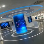 LED长条灯线条灯弧形商场酒店俱乐部KTV学校博物馆吸顶吊线明装灯