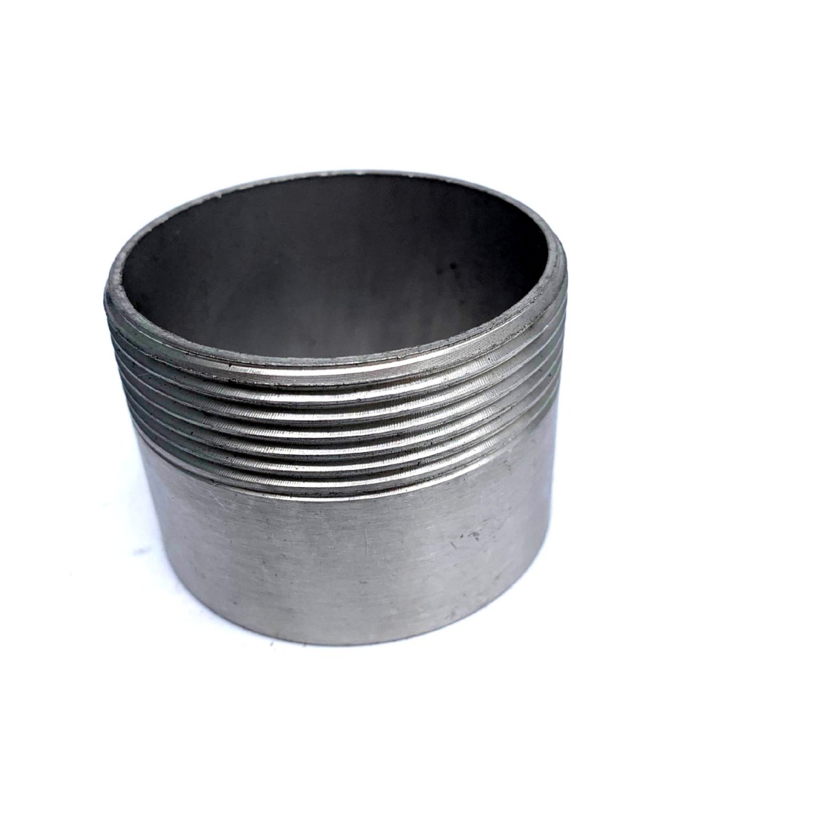 Tengxin 304 acero inoxidable un solo cabezal de soldadura de alambre 316L diente externo tubo de agua de rosca de alambre 1 pulgada rosca externa