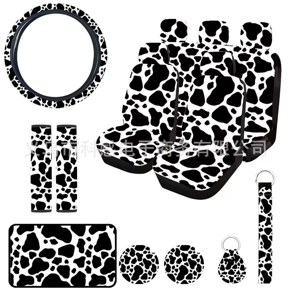 Внешняя торговля трансграничным молоком с печатью сплит-чехол сиденья автомобиля 17 комплектов чехол сиденья автомобиля Amazon