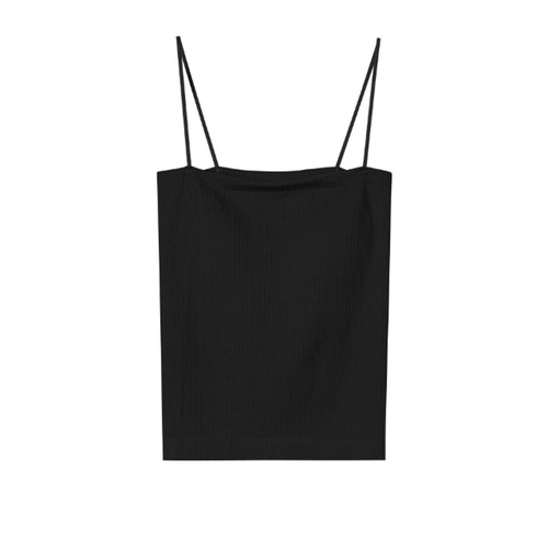 Solid color all-in-one bra with padded fixed cup for beautiful back, seamless tube top vest with straps, chest-wrapped bottoming outer top