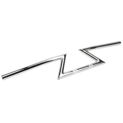 Retro Motorcycle Modified Z-Shaped Motorcycle Safety Supplies - lightning-22mm-electroplating