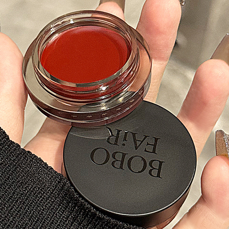 BOBOFAiR罐装固体晶透唇冻滋润不易掉色唇蜜学生唇彩跨境彩妆批发