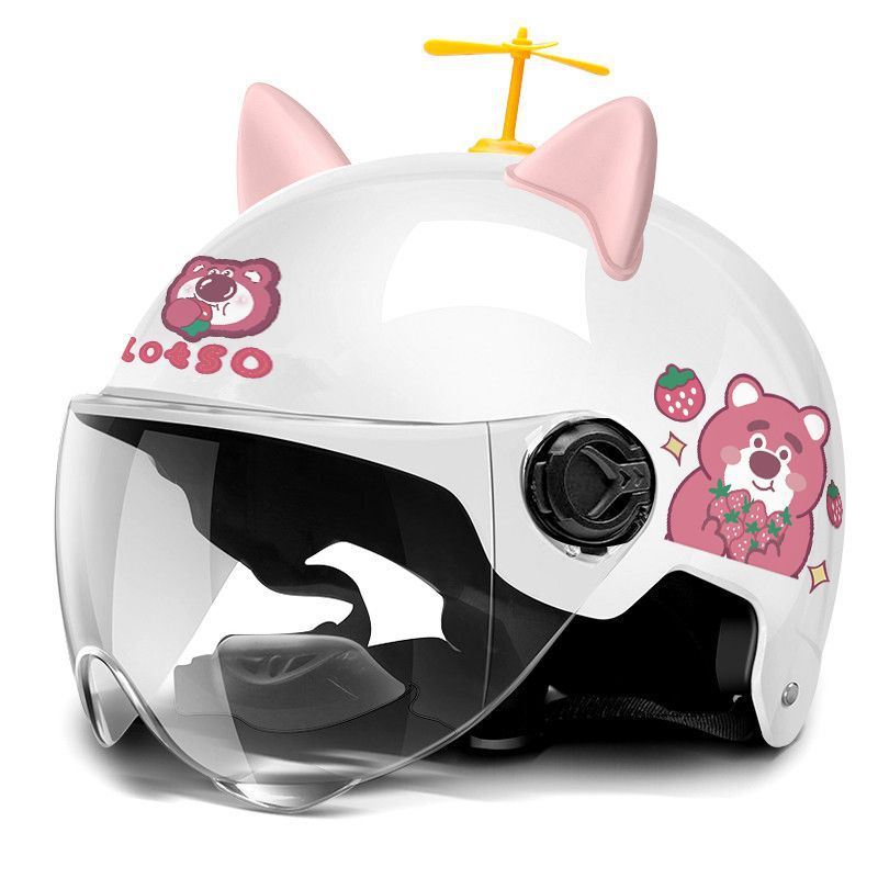 Universal Summer Sunscreen – Universal Auto Parts and Accessories - xk-white-strawberry-bear-pink-ears-car-short-white