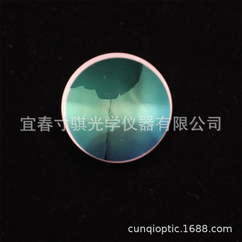 D34F208折射胶合绿膜物镜消色差透镜平行光管天文望远镜DIY配件