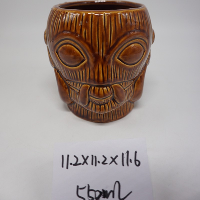 Selección estricta de tazas de cóctel hawaiano, tazas de cerámica de papagaios azules, tazas de esqueleto de zombis, tazas de red