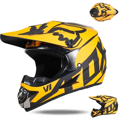 Motorcycle Safety Supplies — Visor, Suitable for Off-Road Use - orange-black-s