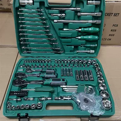 Wrench Set Combination Casing – Mühərrik tənzimləmə alətləri - 121-pieces-of-72-tooth-auto-repair-professional-model-free-replacement-if-broken