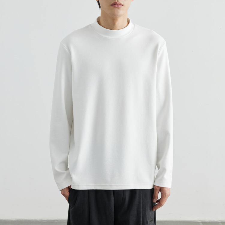 하프 칼라 벨벳.화이트