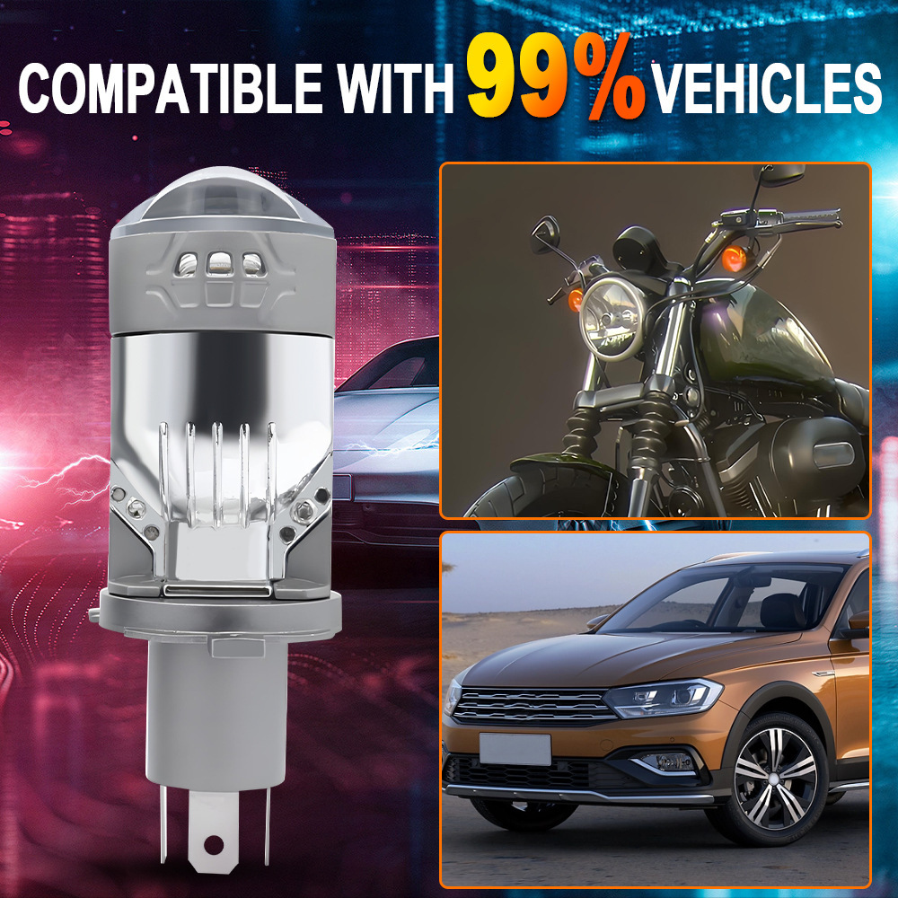 M01J car lens LED headlight lens bulb car motorcycle bulb