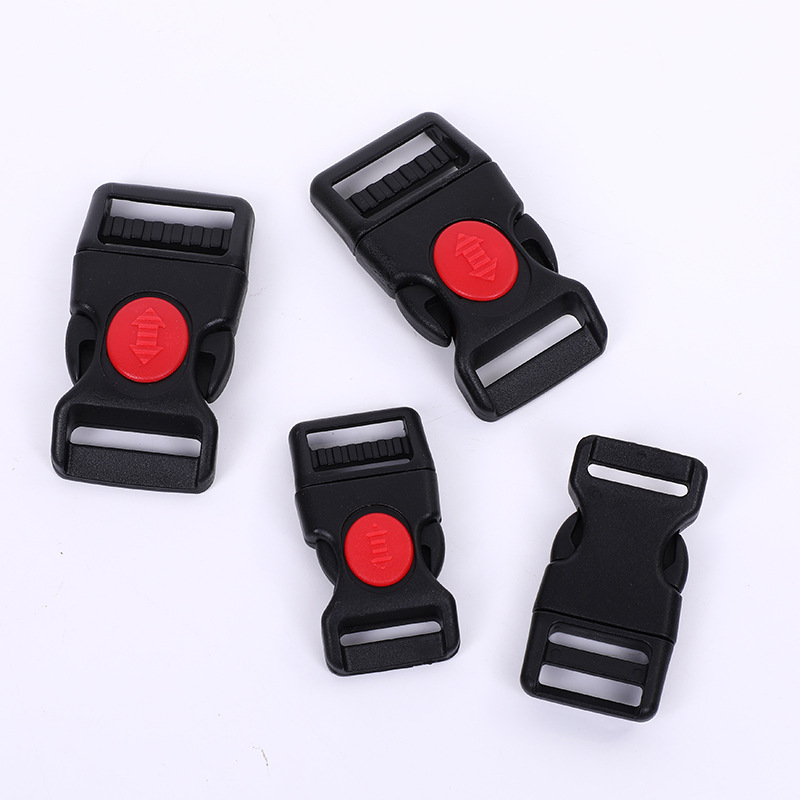 Botón de inserción de arco, interruptor de punto rojo, botón de ajuste, accesorios de plástico, botón de bloqueo de doble cinturón de seguridad image 3