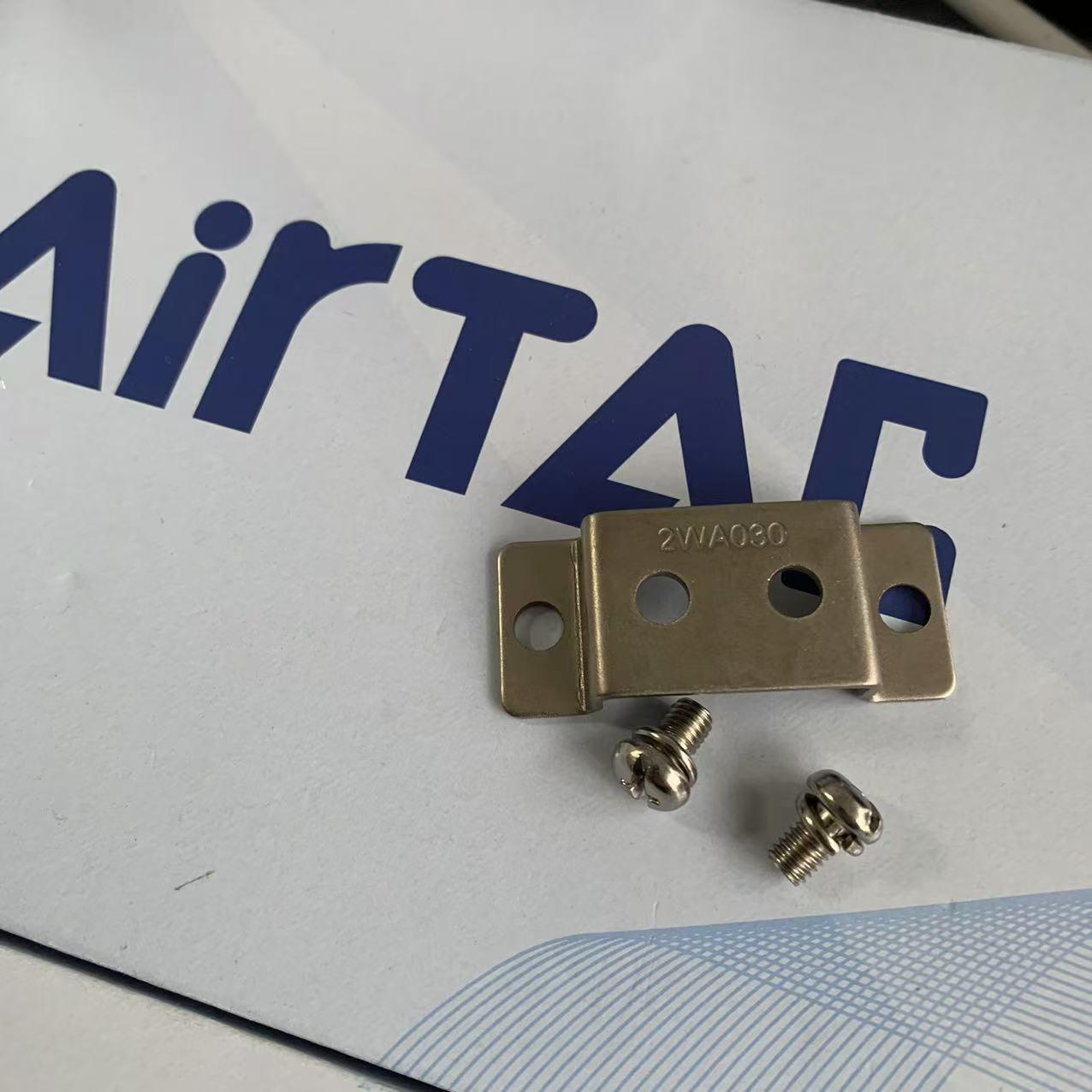 亚德客气动新款流体控制电磁阀安装支架F-2WA系列