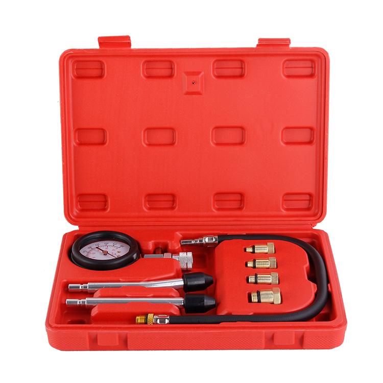 气缸压力表汽车检测多工能汽缸压力表维修工具气压表摩托车缸压表