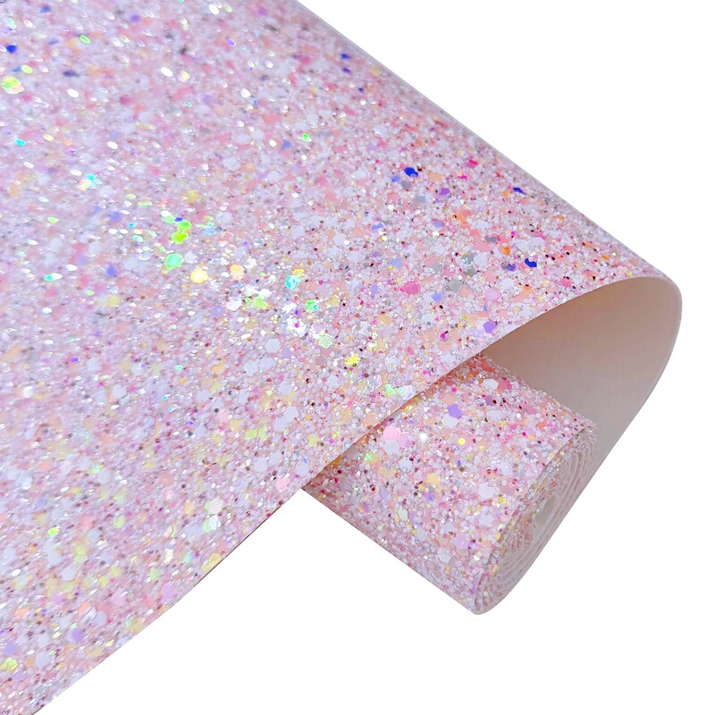 Sharon Leather Wholesale Iridescent Shiny Pu Leather 30*132cm Small Roll for Quilting and Ironing