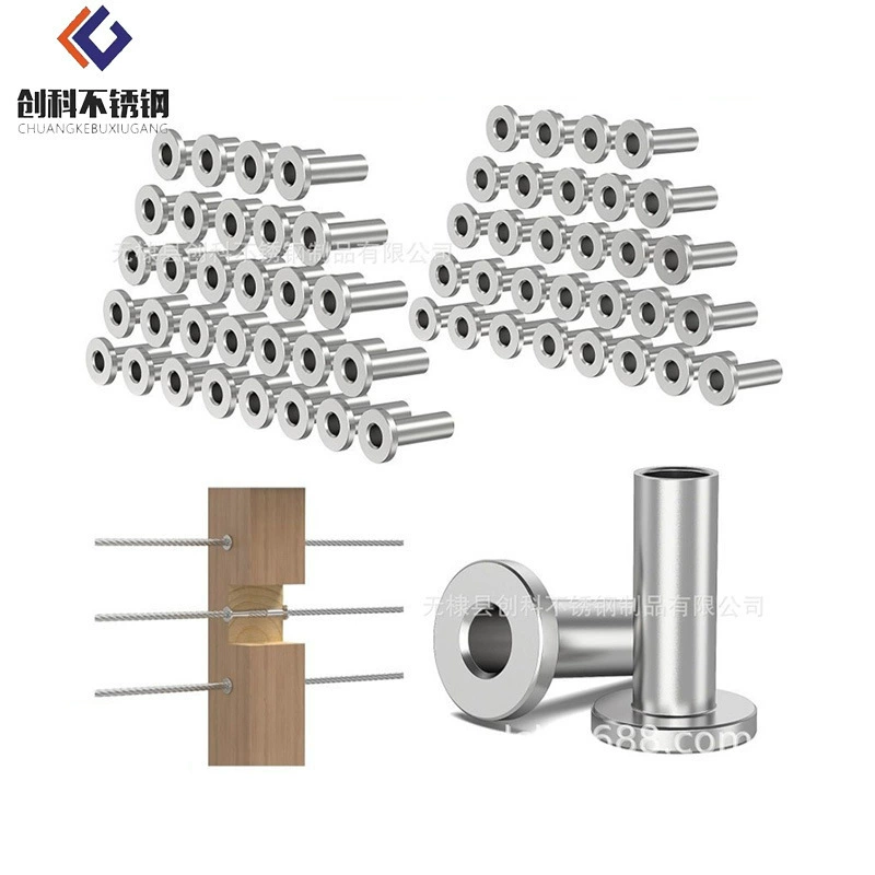 Защитный рукав из нержавеющей стали 316, защитный рукав, аксессуары для перил из троса, комплект перил, трансграничный источник оптовой продажи