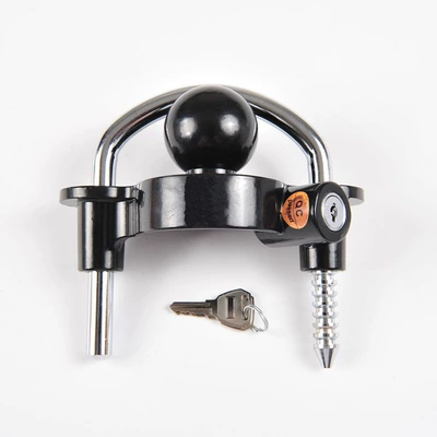 Car Off-Road Hook Lock Round Car lock - black