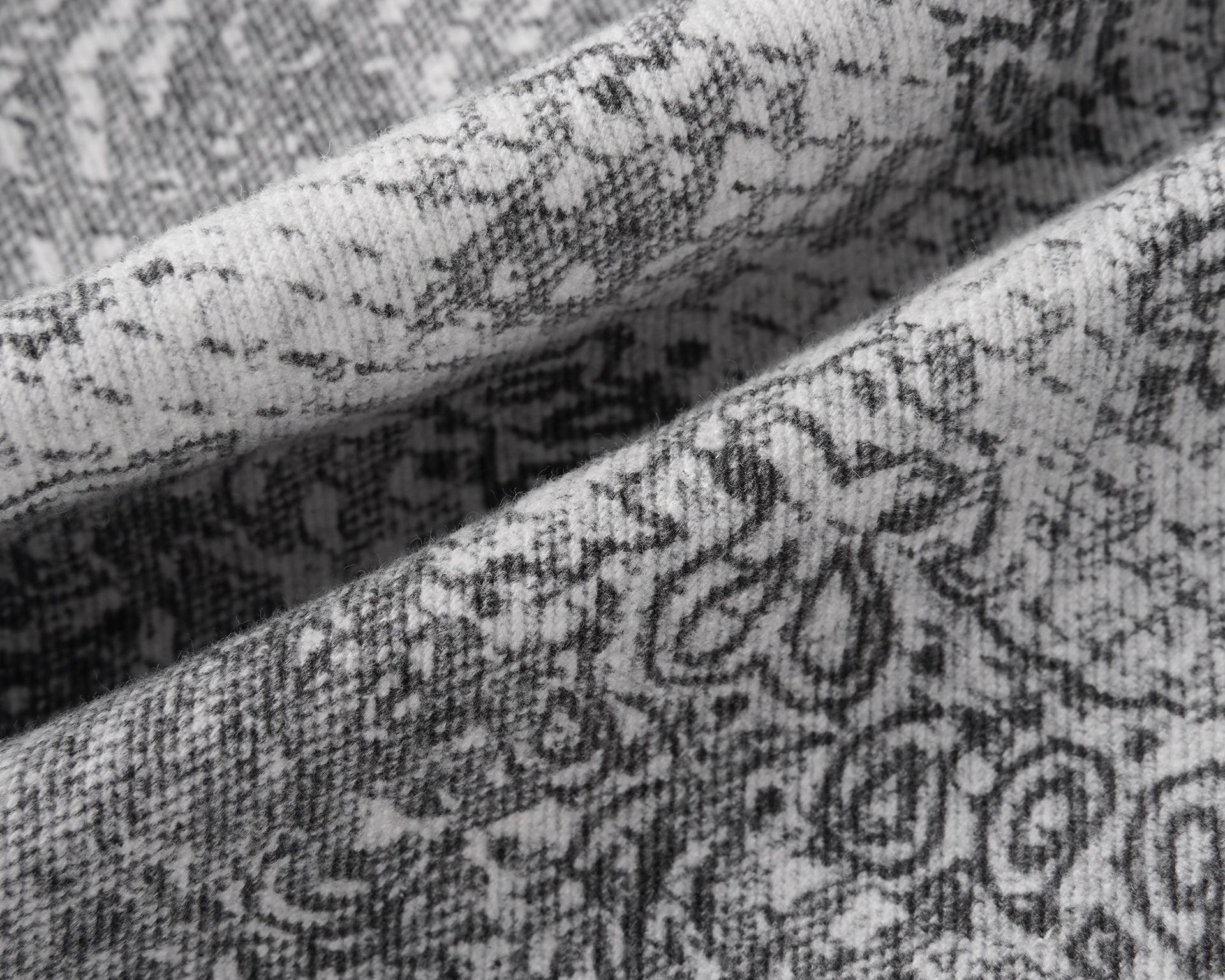 Jeans uomo gamba larga lavaggio boro con stampa digitale_voghion.com