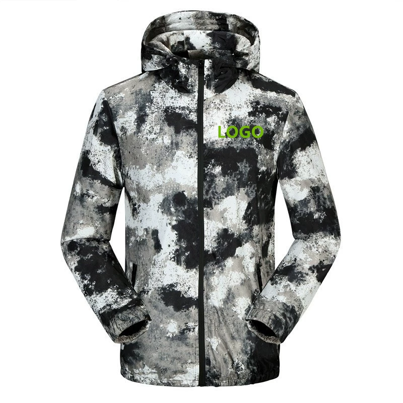 Трансграничная куртка с капюшоном Мужская весна и осень топ 2025 новый студенческий топ спортивный костюм камуфляжная модная куртка мужской