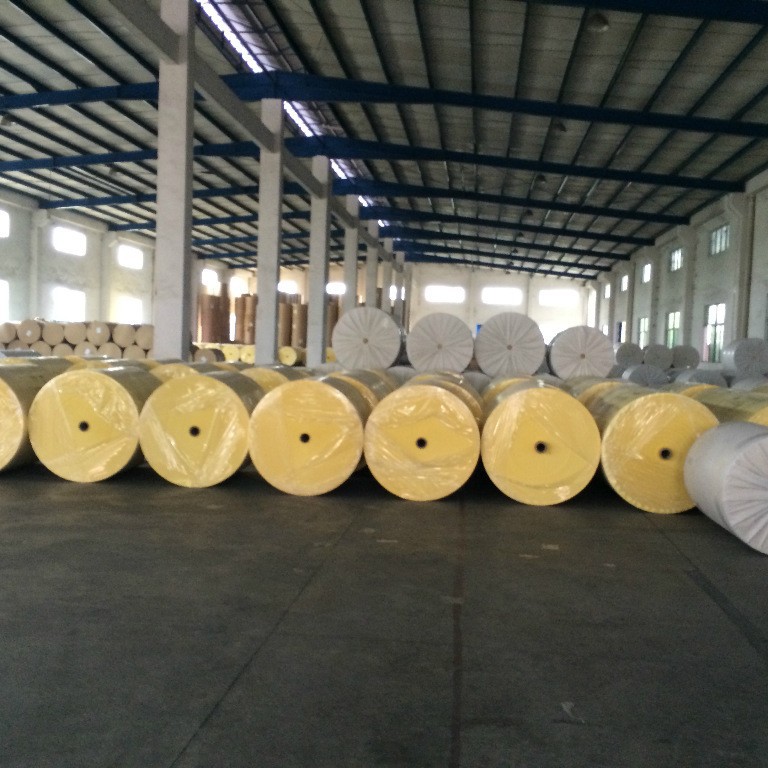 供应隔热,隔音材料用110克黄彩牛双塑单硅、14500元每吨耐温