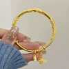【Plated gold thickened】butterfly style
