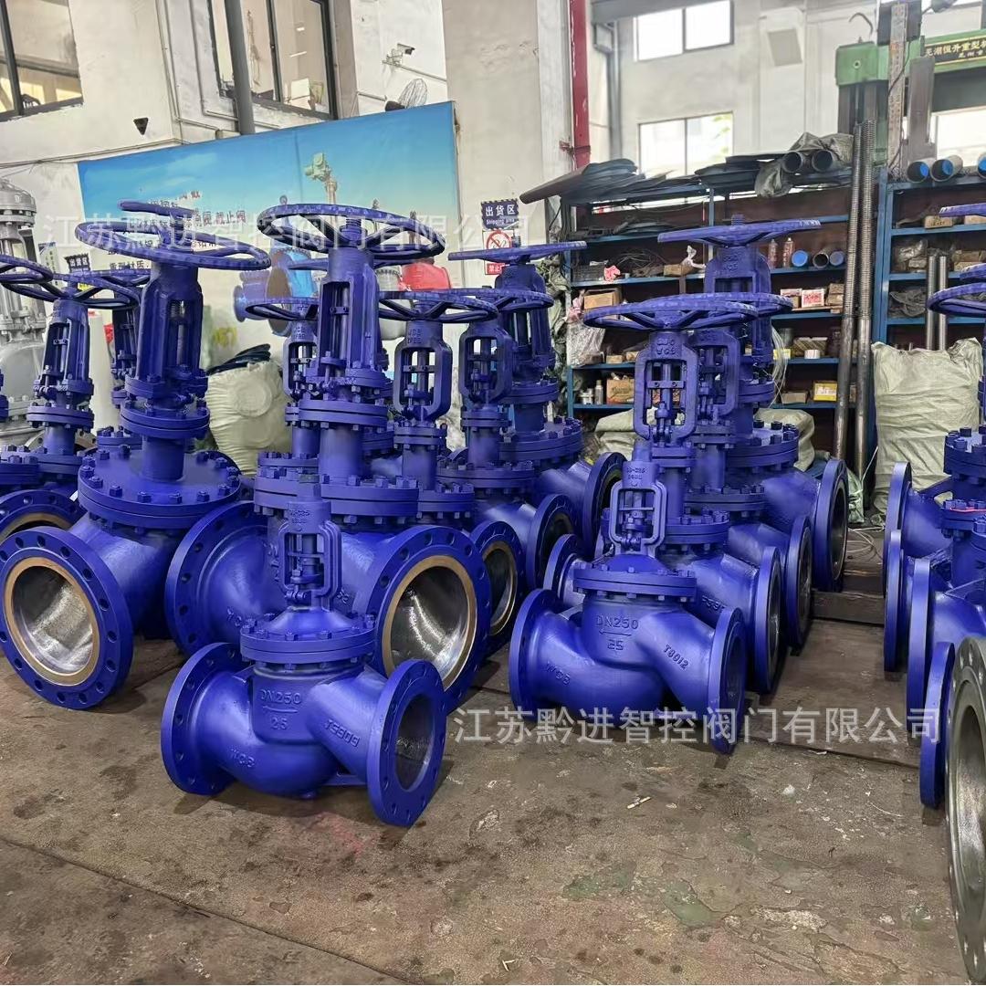 WJ41H-40C DN350加长杆波纹管截止阀改造DZW45电动执行装置WJ941H