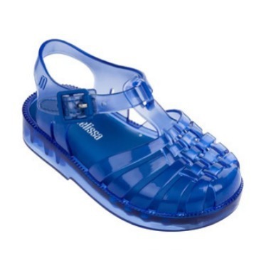 Melissa Children's Sandals 2024 New Baby Baotou Jelly Shoes Roman Hollow Shoes Breathable Children's Beach Shoes