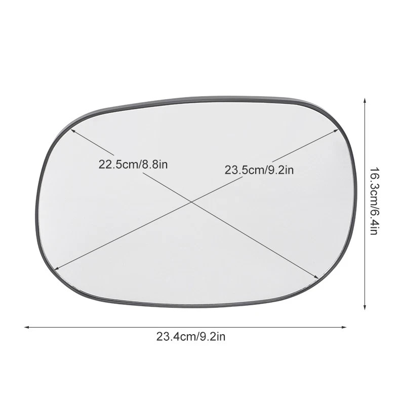 5019893AA CH1324111 is suitable for 98-04 Dodge Ram Durango rearview mirror lens and reversing mirror lens