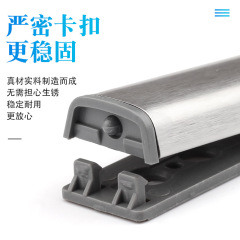 Drawer Invisible Hidden No-Handle Cabinet Door Spring Push-to-Open Stainless Steel Concealed Internal Drawer Retainer