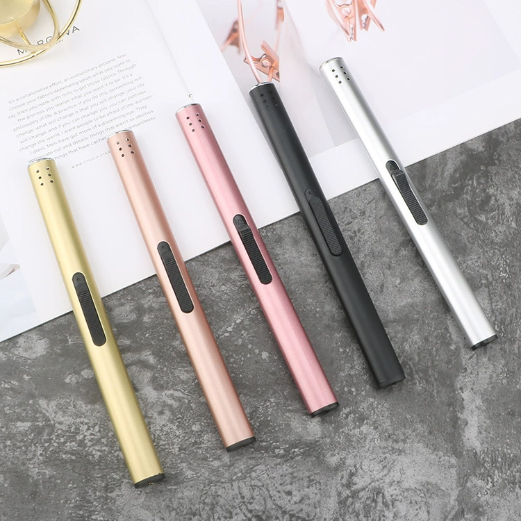 Готовые к использованию инструменты для ароматерапии: многоразовая металлическая газовая зажигалка для свечей.