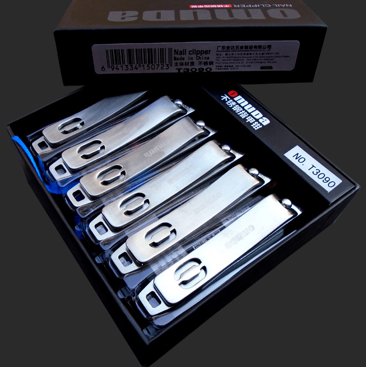Omeda Oblique Stainless Steel Nail Clipper T3090 Large Boxed Nail Clipper Manicure and Manicure Tools