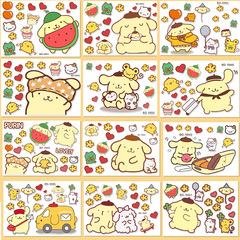 Electric car sticker cute cartoon pudding dog personalized creative decal decoration motorcycle body scratch cover waterproof