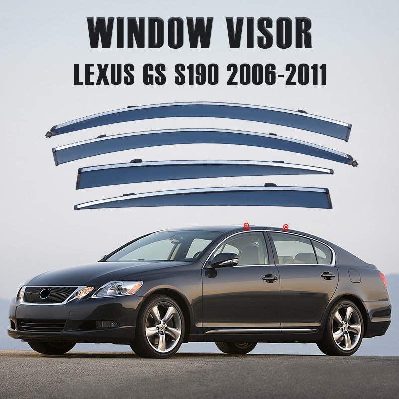 Suitable for Lexus GS Sunny Rain Winch Rearview Mirror Rain Eyebrow Lexus GS Window visor