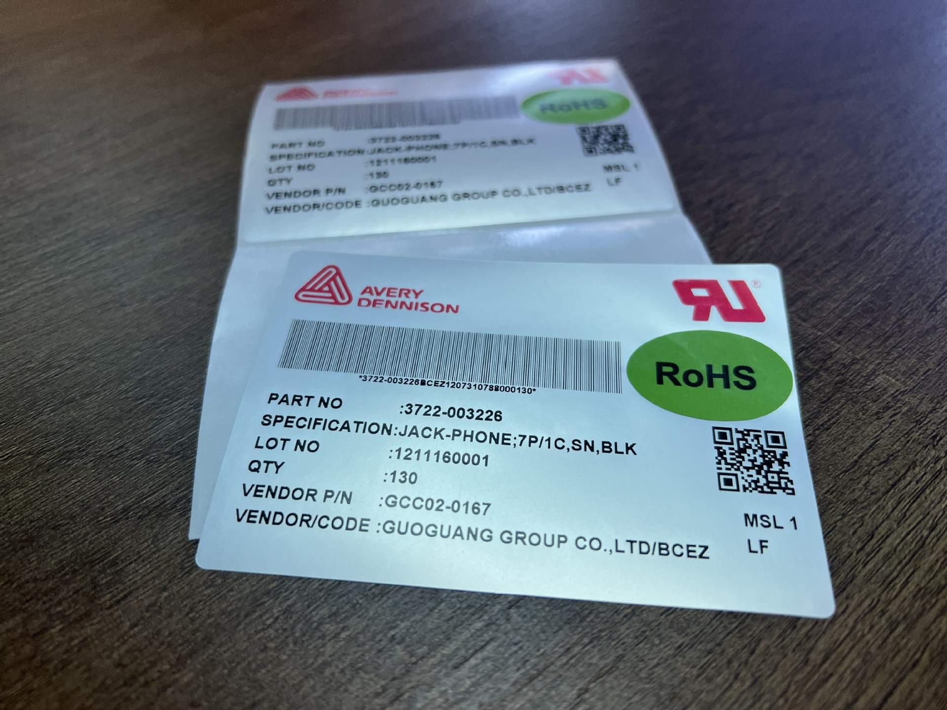 湘西CAB凯博碳带厂Polyester亚银聚酯标签100*70*700 pcs/roll