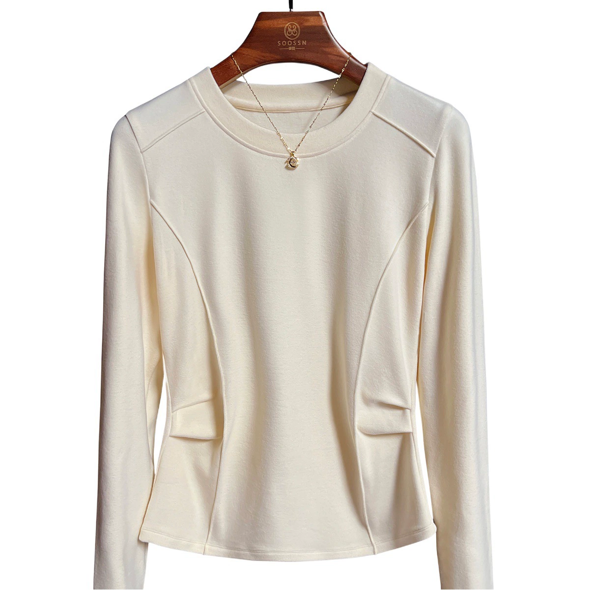 Двухсторонняя рубашка с круглым вырезом