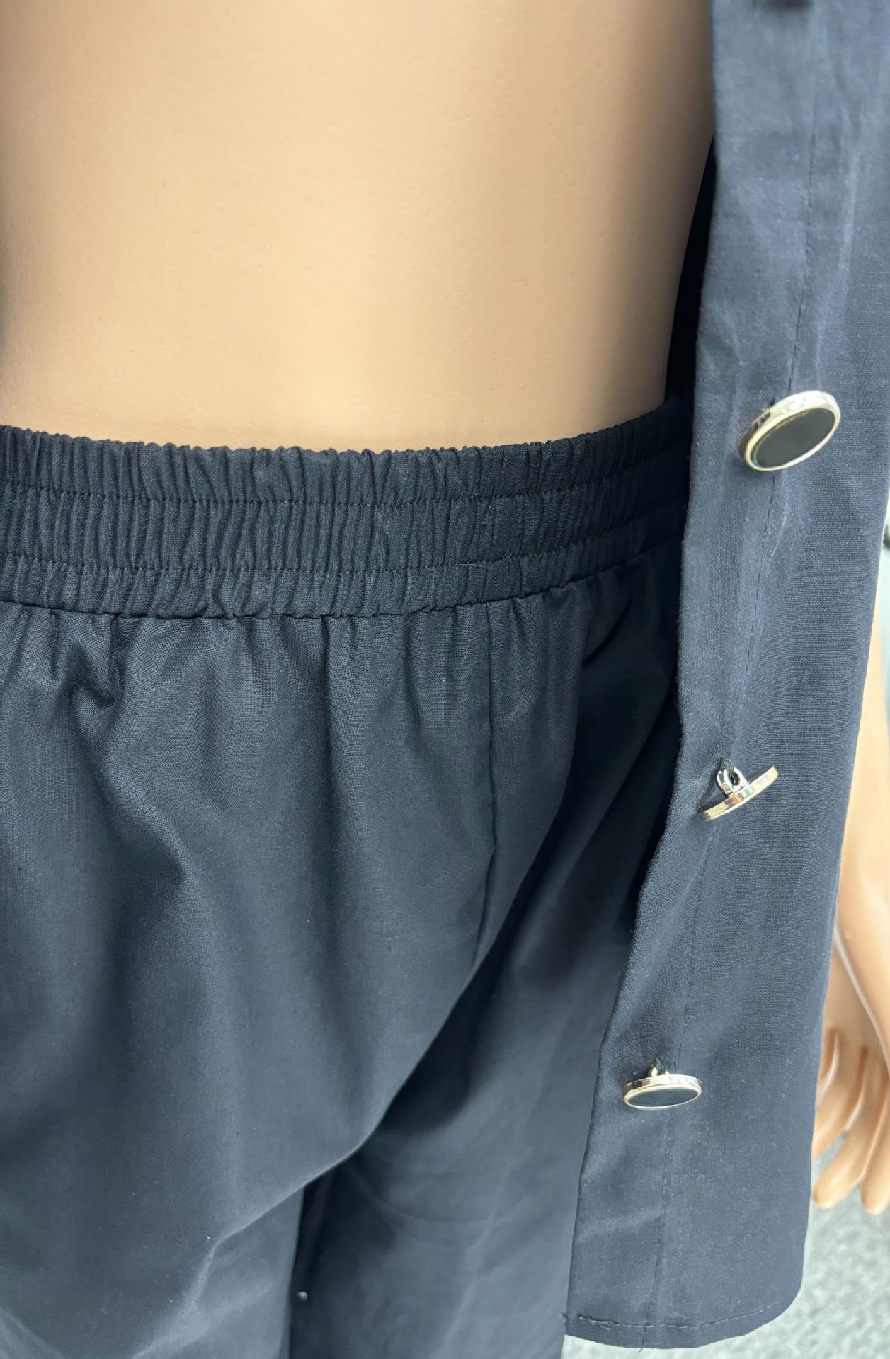 Damen Zweiteiler Set Bestehend Aus Lässigem Hemd Und Shorts_voghion.com