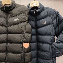 2024男士新款加厚保暖大码中年棉服带标立领时尚运动男款冬季