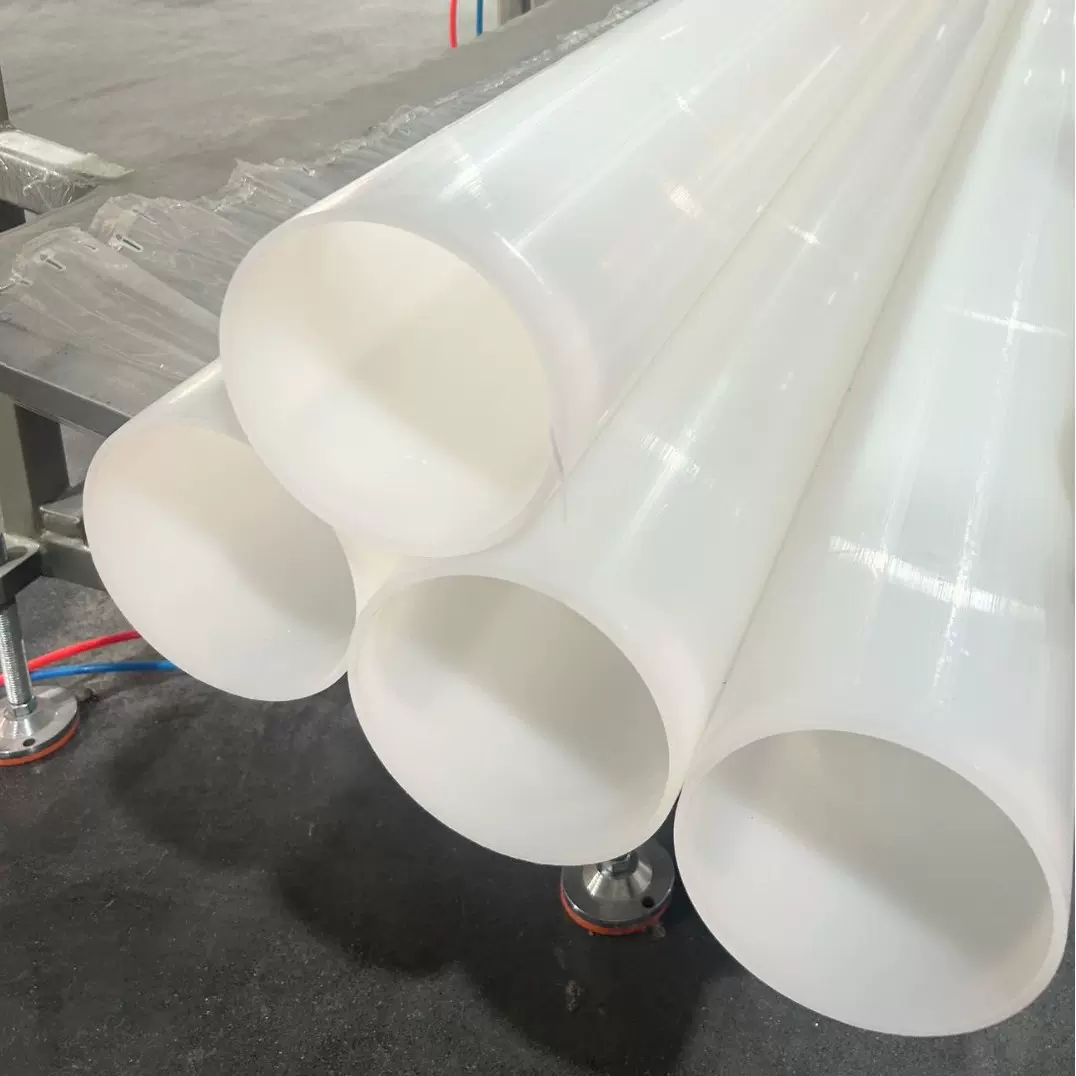 PVDF管材聚偏二氟乙烯管材白色耐高温耐腐蚀绝缘材料半导体光伏设