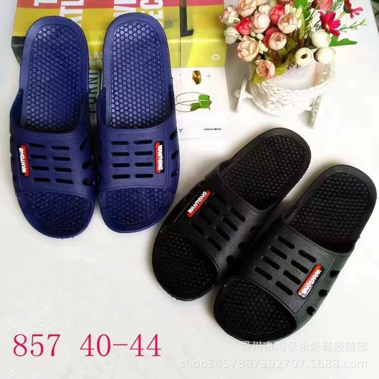 Мужская обувь для летнего домашнего использования, нескользящие повседневные мужские сандалии и тапочки, классический уличный киоск, специальная цена оптом