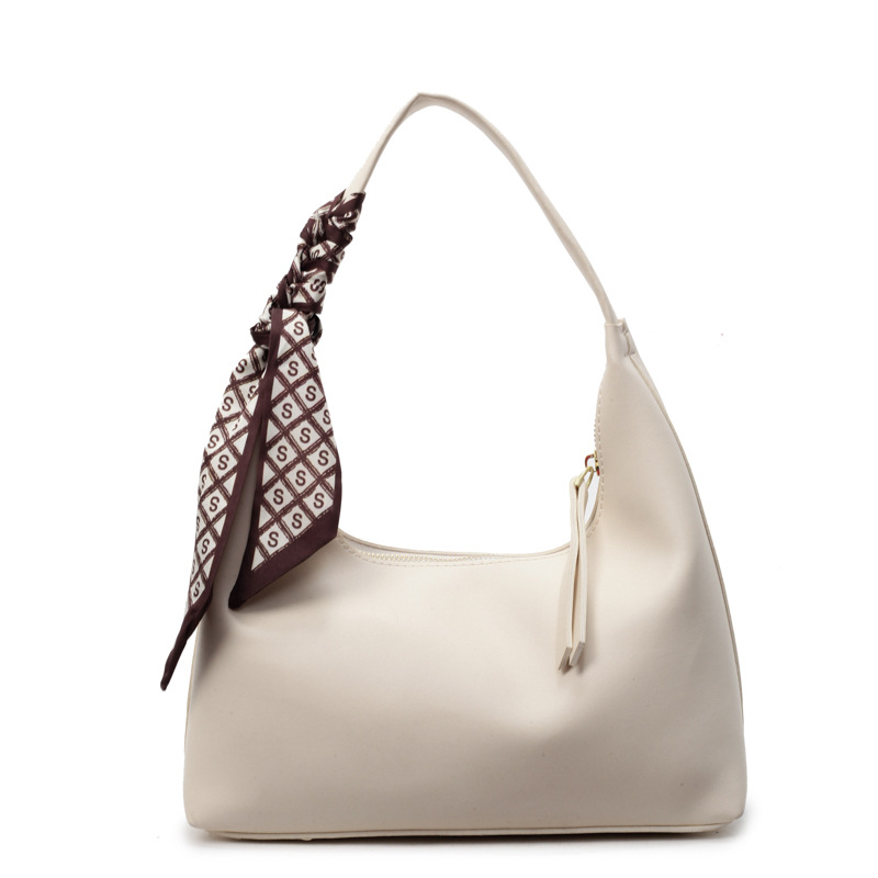 Bolso pequeño de axila de estilo occidental de todo fósforo transfronterizo para mujer 2025 nuevo bolso de axila de textura simple bolso de hombro casual de moda