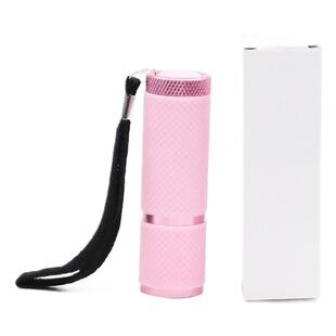 9LED luminous flashlight UV ultraviolet fluorescent agent detection lamp nail lamp money detector pen mask anti-counterfeiting identification lamp