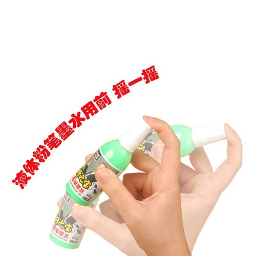 【Teacher's Treasure】ReWritable Colored Dry Erase Markers with Refill, Blackboard Dust-Free Liquid Chalk Drawing Board Pens for Teaching