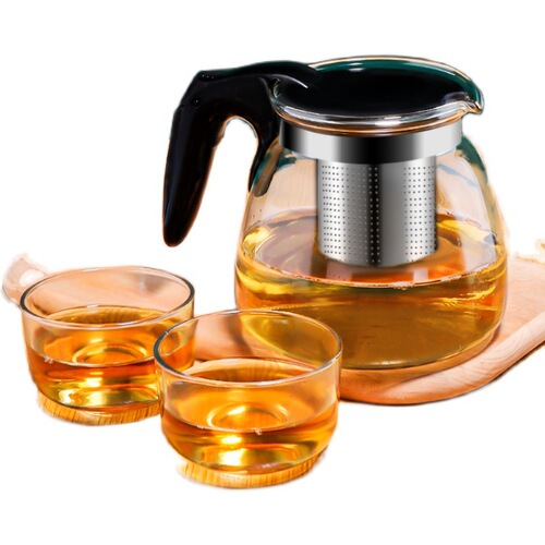 Teapot glass filter household set high temperature resistant tea set thickened large capacity hot water resistant kettle tea maker single pot