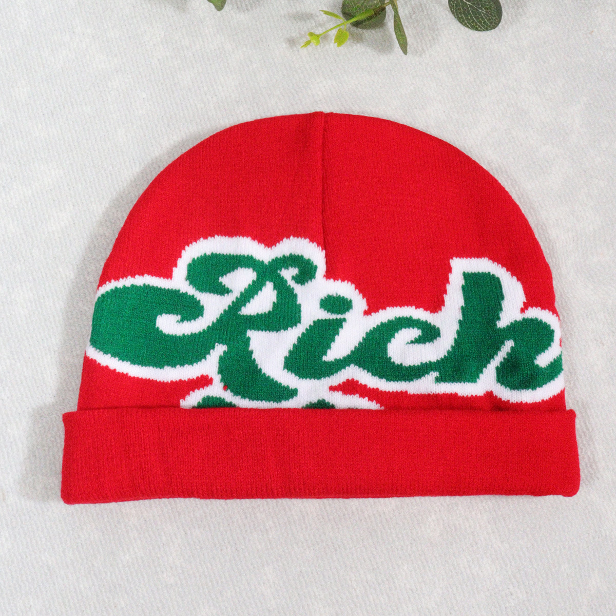 Unisex Strickmütze Alphabet Strickmütze warme Strickmütze_voghion.com