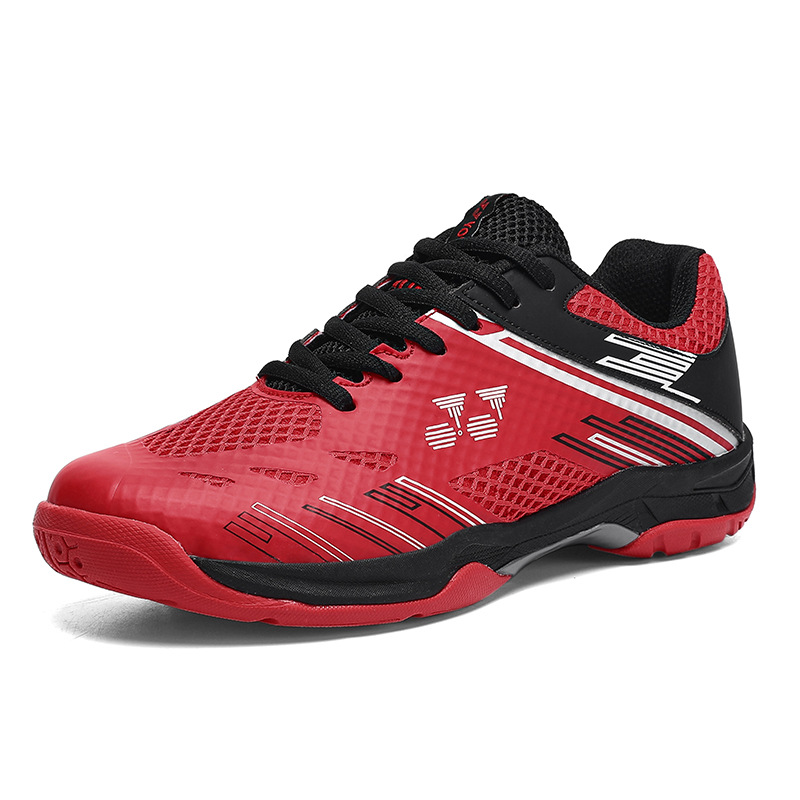 Zapatos de voleibol transfronterizos, zapatos de bádminton masculinos, zapatos de entrenamiento de tenis de mesa para parejas, zapatos de tenis al por mayor