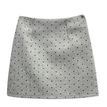 波点毛呢半身裙2025年春季新款韩系气质淑女风修身包臀短裙子833